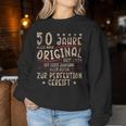 Retro 50 Jahre Jahrgang 1974 Limited Edition 50Th Man Woman Sweatshirt Frauen Lustige Geschenke