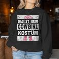 Retro Das Ist Mein Cowboy Kostum Children Western Sweatshirt Frauen Lustige Geschenke