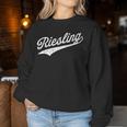 Riesling Wine Festival Winzer Wine Sweatshirt Frauen Lustige Geschenke