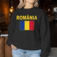 Romania Flag Romania Steagul Romaniei Romanian Flags Sweatshirt Frauen Lustige Geschenke