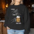 Schers Stone Pair Of Beer Beer Sauf Drink Saying Sweatshirt Frauen Lustige Geschenke