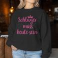 Schlager Music Costume Schlagerfan Schlager Music Party Girls Sweatshirt Frauen Lustige Geschenke