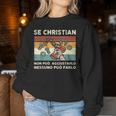 Se Christian Non Può Aggiustarlo Nessuno Può Farlo Women Sweatshirt Regalos divertidos