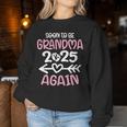 Soon To Be Grandma Again Est Annuncio Di Gravidanza 2025 Women Sweatshirt Regalos divertidos