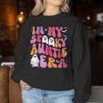 In My Spooky Auntie Era Auntie Halloween Spooky Aunt Women Sweatshirt Unique Gifts