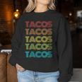 Taco Rétro Tacosintage Mardi Mexicain Hommes S Sweat-shirt pour femme Cadeaux drôles