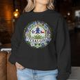 Texas Ragazza Illustrazione Texas Bluebonnets Women Sweatshirt Regalos divertidos