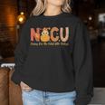 Thanksgiving Nicu Nurse Caring For The Cutest Little Turkey Women Sweatshirt Personalized Gifts