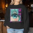 Triste Anime Girl Heartless Regalo Carino Giapponese Women Sweatshirt Regalos divertidos