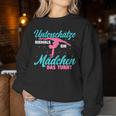 Turn Turnerin Unterschätze Niemals Ein Mädchen Das Turnt Sweatshirt Frauen Lustige Geschenke