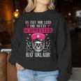 Tut Mir Leid Die Nette Schwester Hat Holiday Nurse S Sweatshirt Frauen Lustige Geschenke