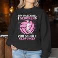 Volleyball Women's School Beacholleyball Girls' Sweatshirt Frauen Lustige Geschenke