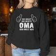 Women's Beste Oma Der Welt Sweatshirt Frauen Lustige Geschenke