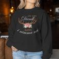 Women's Im Dirndl Kumm I Naha Nei Trachten Oktoberfest S Sweatshirt Frauen Lustige Geschenke