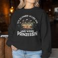 Women's Ich Schmeiß Alles Hin Und Werd Sweatshirt Frauen Lustige Geschenke