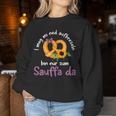 Women's I Mog Mi Ned Aufbrezeln Folk Festival Costume Dirndl S Sweatshirt Frauen Lustige Geschenke