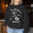 Women's Pregnancy On Fell Mama Zur Baby Mama Beförderton Fell S Sweatshirt Frauen Lustige Geschenke