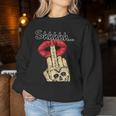 Women'sintage Retro Girl Power Tattoo Rocker Feminist Sweatshirt Frauen Lustige Geschenke