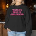 World's Best Ex Girlfriend Sweatshirt Frauen Lustige Geschenke