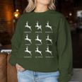 Christmas Dancer Ballet Ballerina Dance Teacher Reindeer Women Sweatshirt Unique Gifts