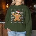 Christmas Christmas Santa Biscuit Beer Sweatshirt Frauen Lustige Geschenke