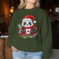 Panda Christmas Children Christmas Panda Sweatshirt Frauen Lustige Geschenke