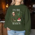 Tis The Season Ice Hockey Christmas Coffee Latte Xmas Tree Women Sweatshirt Personalized Gifts