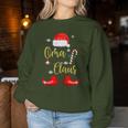 Women's Grandma Claus Matching Christmas Pyjamas Grandma Sweatshirt Frauen Lustige Geschenke