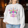Bambino 5 Anni Compleanno Ragazza Unicorno Ho 5 Anni Women Sweatshirt Regalos divertidos