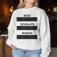 Beer Schnaps Sweatshirt Frauen Lustige Geschenke