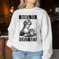 Are Born To Serve Retro Girls Sweatshirt Frauen Lustige Geschenke