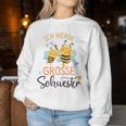 Children's Big Sister I Will Big Sister 2025 Bee Girl Sweatshirt Frauen Lustige Geschenke