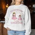 Children's Ich Werde Große Schwester 20242025 Princess Girls' Sweatshirt Frauen Lustige Geschenke