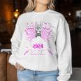 Children's Schulkind 2024 Abc School Rockt Rocker School Girls' 80 Sweatshirt Frauen Lustige Geschenke