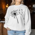 Dandelion Saxophone For Saxophonist Saxophone Sweatshirt Frauen Lustige Geschenke