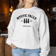 Donna Mystic Fallsirginia Con Collo A Women Sweatshirt Regalos divertidos