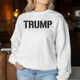 Estilo Militar De Plantilla Donald Trump 2024 Sudadera Mujer Regalos divertidos