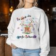 German Ich Werde Große Schwester 2023 S Sweatshirt Frauen Lustige Geschenke