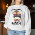 Girlswochenende Ist Meine Therapie Summer Holiday Sweatshirt Frauen Lustige Geschenke