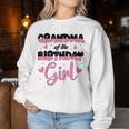 Grandma Of The Birthday Girl Family Matching Party Women Sweatshirt Personalized Gifts