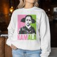 Kamala Harris Girl Cute Melanin Retrointage History Sweatshirt Frauen Lustige Geschenke