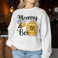 Mommy To Be New Mom Bee Baby Shower Baby Announcement Women Sweatshirt Personalized Gifts