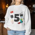 Movie Party 5Th Birthday Party 5 Year Old Birthday Boy Girl Women Sweatshirt Unique Gifts