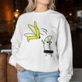 Nude Banana Sweatshirt Frauen Lustige Geschenke