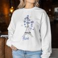 Paris Eiffel Tower France Amour Maison Parisian Women's Sweatshirt Frauen Lustige Geschenke