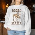 Rodeo Mama Mommy Mom Western Cowboy Birthday Family Matching Women Sweatshirt Personalized Gifts