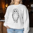 Snowy Owleil Owl Snow Owl Women's Sweatshirt Frauen Lustige Geschenke