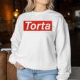 Torta Red Box Logo Hispanic Latin Food Women Women Sweatshirt Unique Gifts