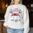 Women's Im Dirndl Kumm I Naha Bei Trachten Oktoberfest S Sweatshirt Frauen Lustige Geschenke