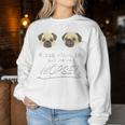 Women's Glotz Nicht So Auf Meine Pug Pug Sweatshirt Frauen Lustige Geschenke